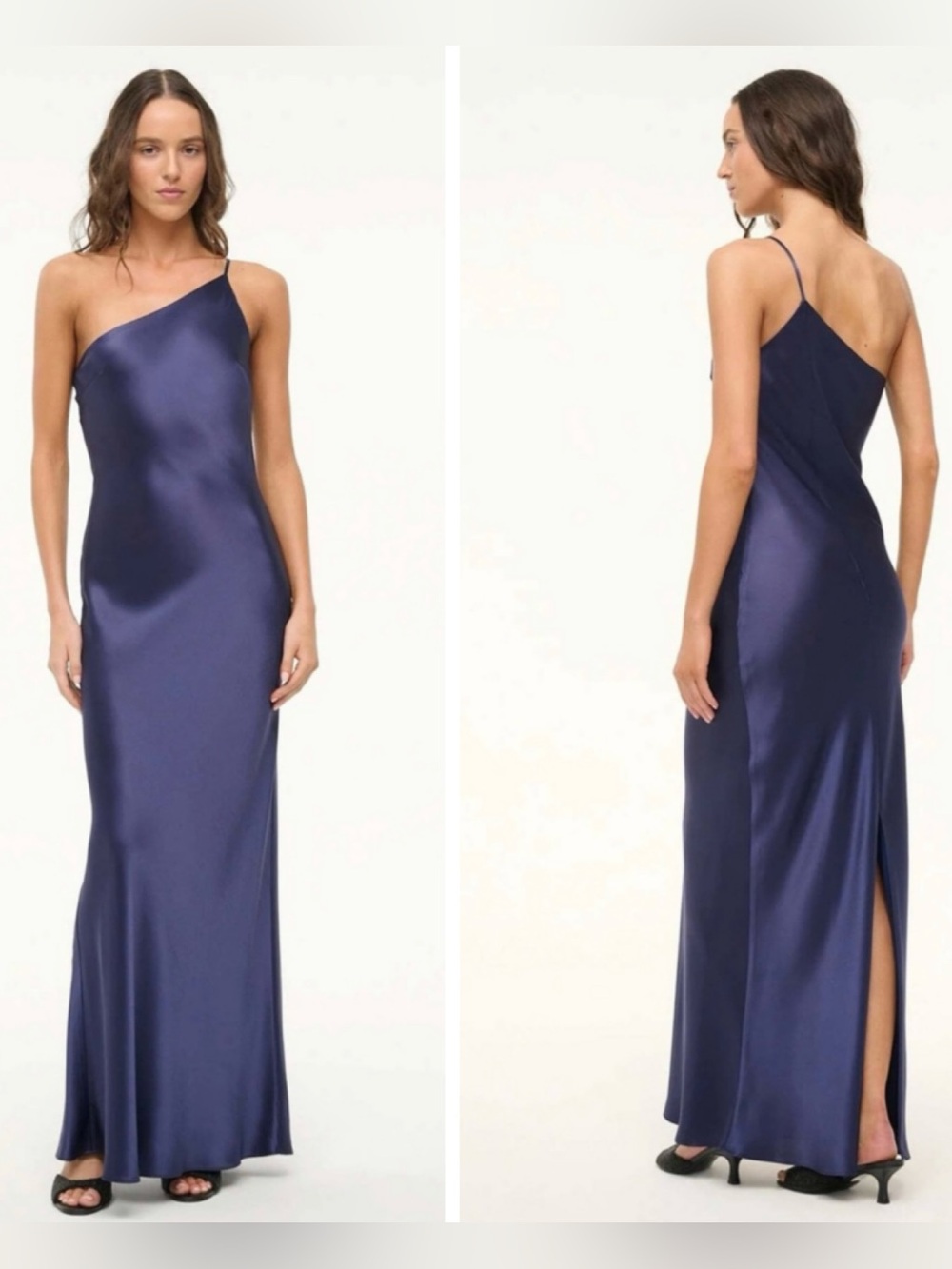 Staud Elodie Slip Dress in Blue Size 4